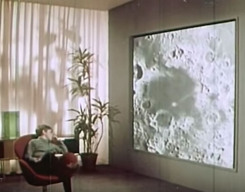 Home of the Future: Wall TV Screen