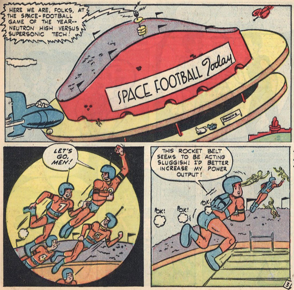 Jetta of the 21st Century Comic Space Football