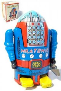 Cragstan's Mr. Atomic Robot Tin Toy