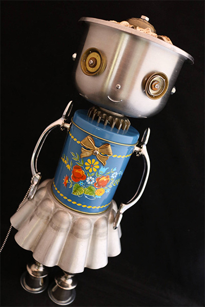 Found Object Robot Sculpture