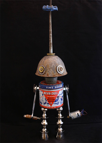 Vintage Robot Sculptures