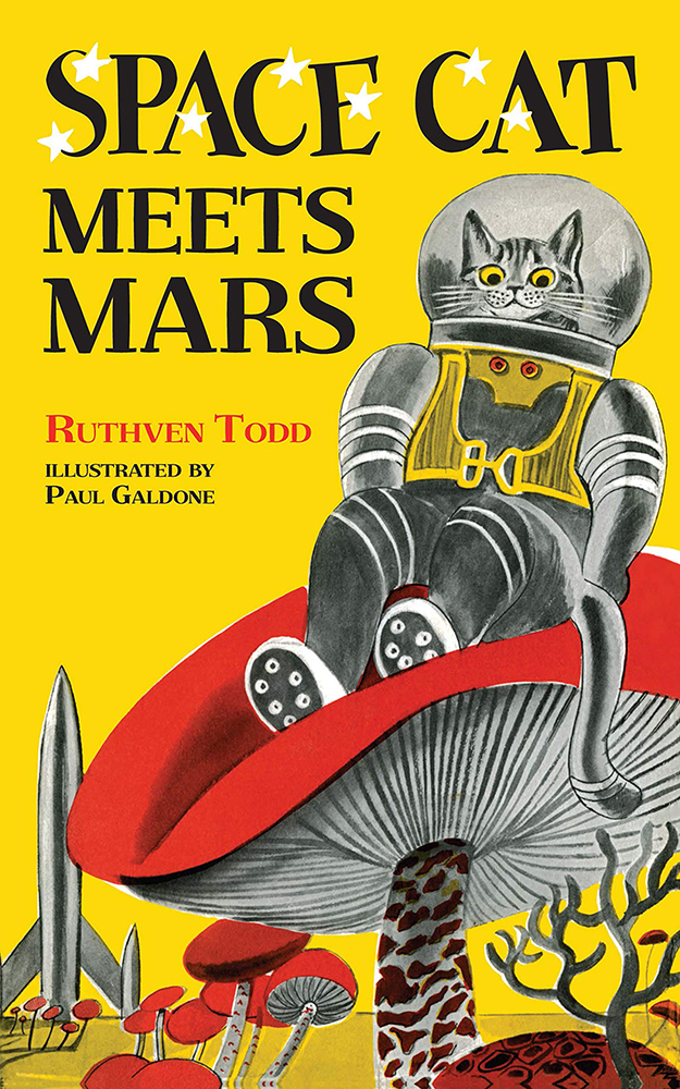 Space Cat Meets Mars Vintage Sci-fi Children's Book