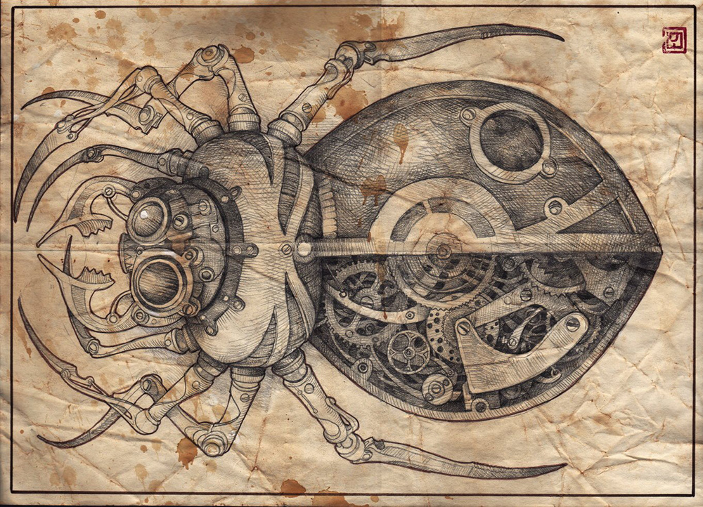 steampunk retro